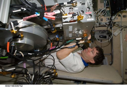 Barrett during TVIS maintenance