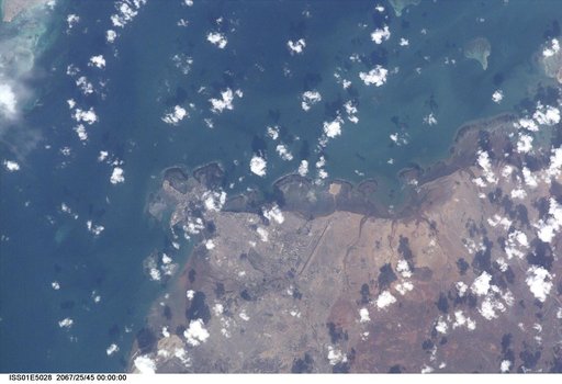 Djibouti, the capital city of the country of Djibouti