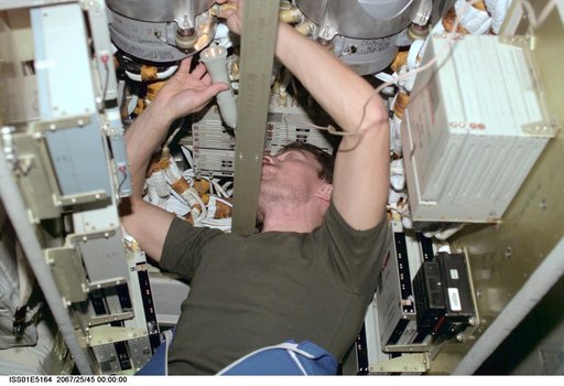 Krikalev in Service module
