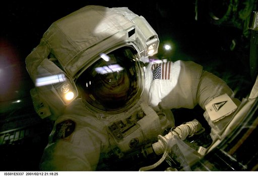 Curbeam during EVA