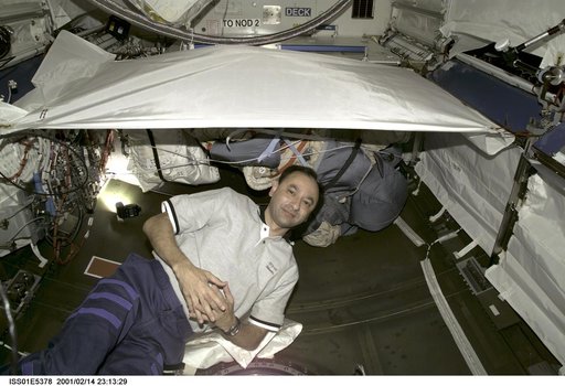 Polansky in Destiny laboratory module