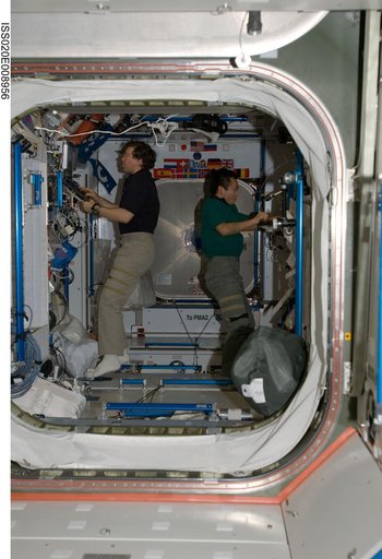 Barratt and Wakata in Node 2