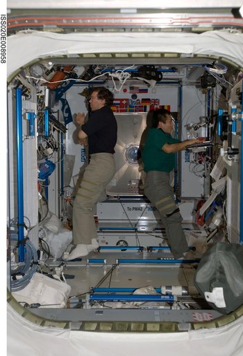 Barratt and Wakata in Node 2
