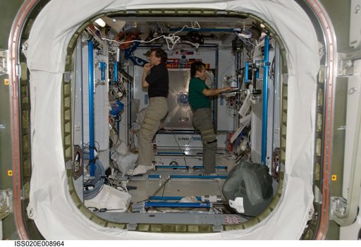 Barratt and Wakata in Node 2