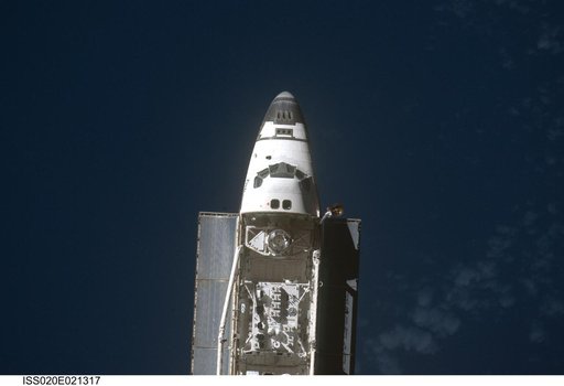 STS-127 approach to ISS