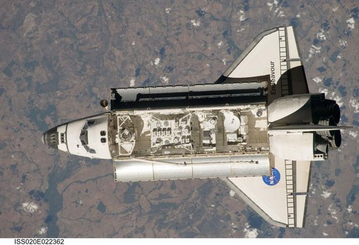 STS-127 approach to ISS