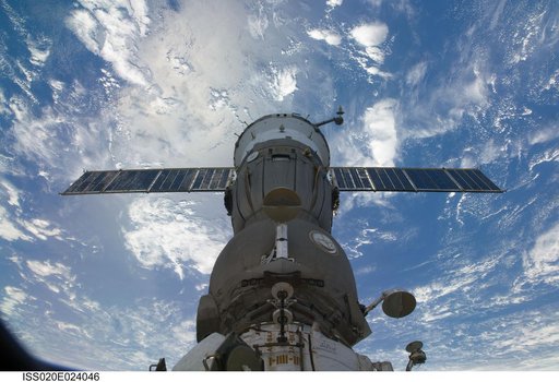 Soyuz docked to station