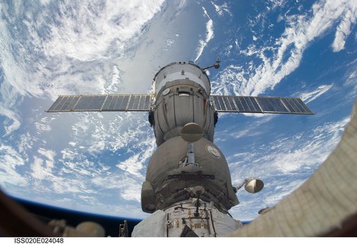 Soyuz docked to station