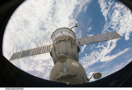 Soyuz docked to station