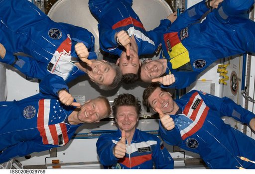 Expedition 20 crew portrait in Node 2