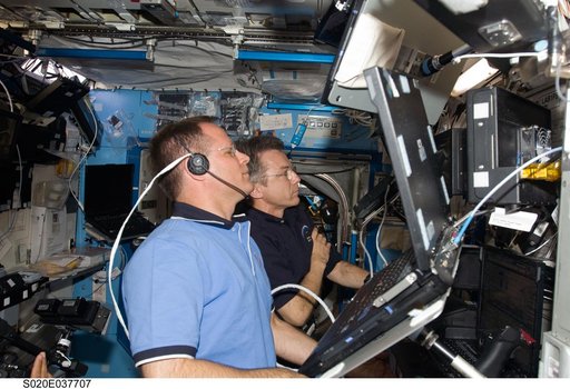 EVA 1 RMS arm activities