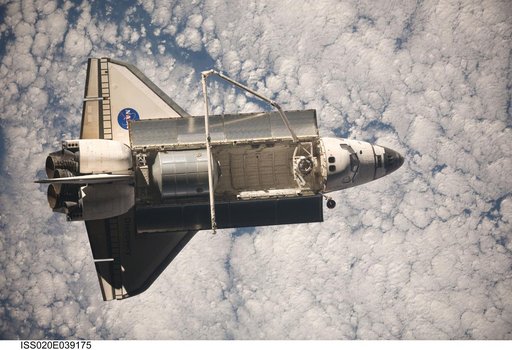 STS-128 undocked from ISS