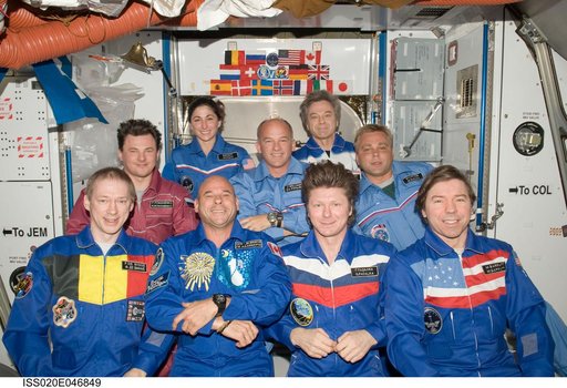 Expedition 20 /21 crew portrait in Node 2