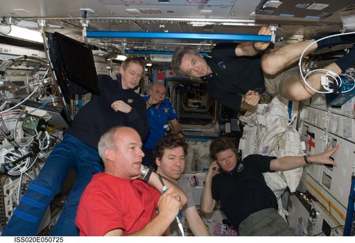 Expedition 20 crew in JPM