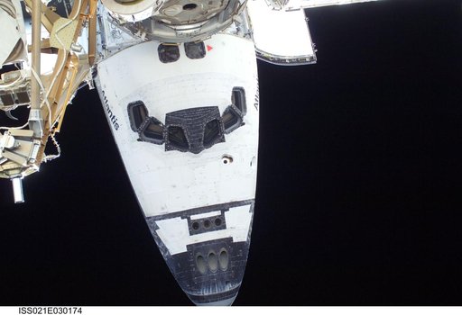 View of Atlantis Crew Cabin taken during EVA1