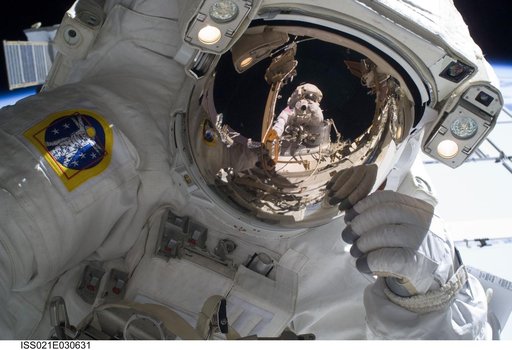 View of STS-129 MS2 Bresnik during EVA2