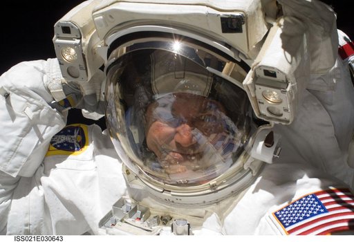 View of STS-129 MS3 Foreman during EVA2