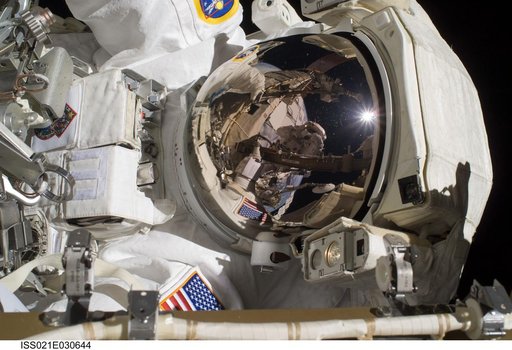 View of STS-129 MS3 Foreman during EVA2