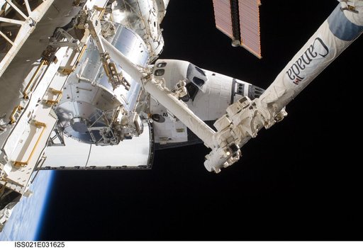 View of Shuttle Atlantis taken during EVA3