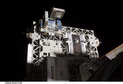 View of MISSE-7 installed during EVA3