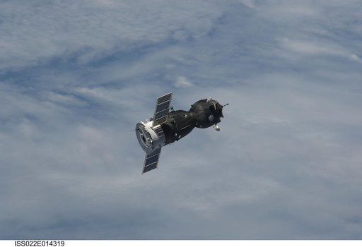 Soyuz TMA-17 Spacecraft approaching the ISS during Expedition 22