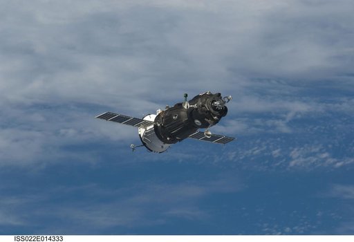 Soyuz TMA-17 Spacecraft approaching the ISS during Expedition 22
