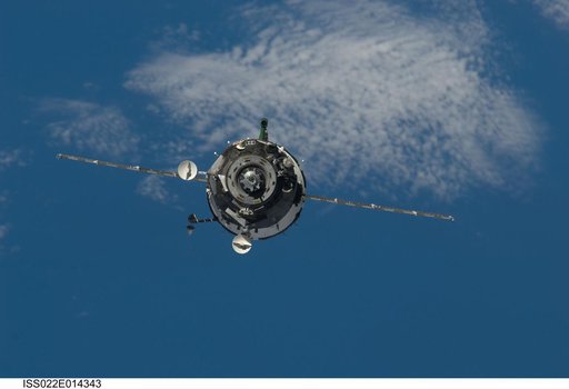 Soyuz TMA-17 Spacecraft approaching the ISS during Expedition 22