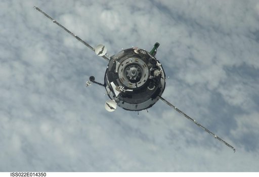 Soyuz TMA-17 Spacecraft approaching the ISS during Expedition 22