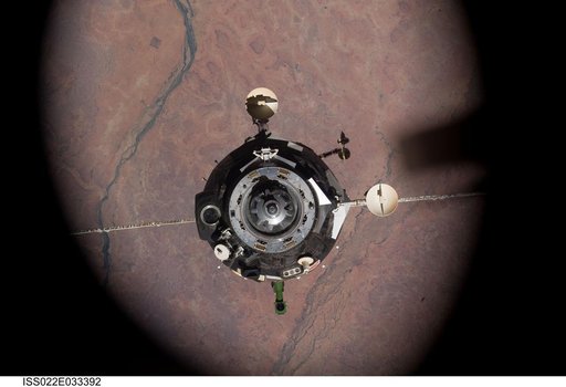 Soyuz TMA-16 during Relocation