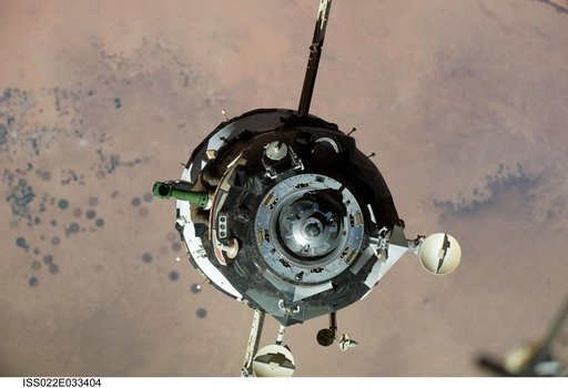 Soyuz TMA-16 during Relocation