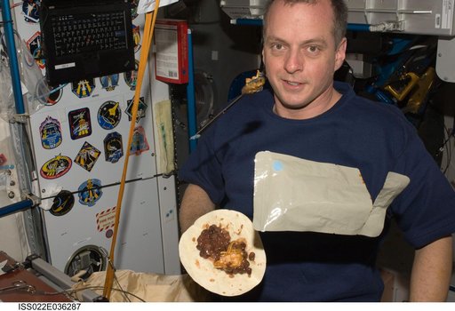 Creamer in the Node 1 during Expedition 22