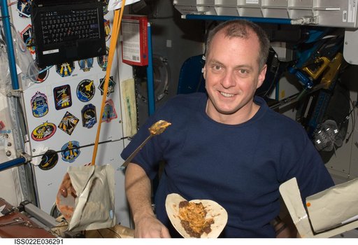 Creamer in the Node 1 during Expedition 22