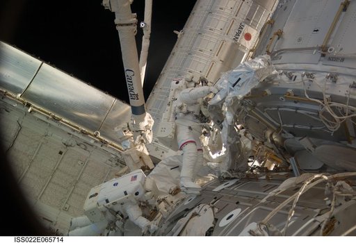 Behnken and Patrick during EVA-2