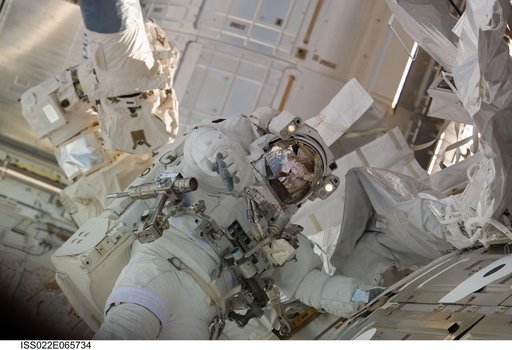Patrick during EVA-2
