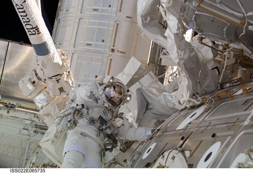 Patrick during EVA-2