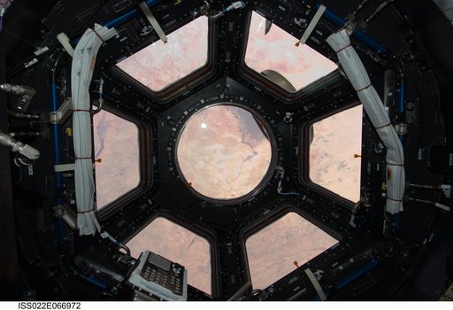 Seven-Windowed Cupola during Expedition 22