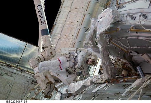 Behnken during EVA-3