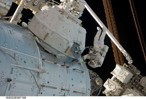 Patrick during EVA-3