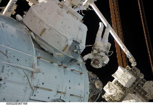 Patrick during EVA-3