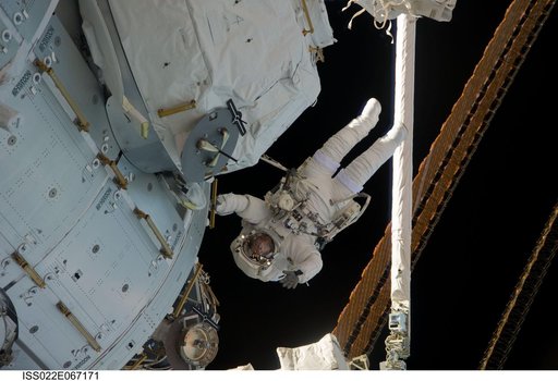 Patrick during EVA-3