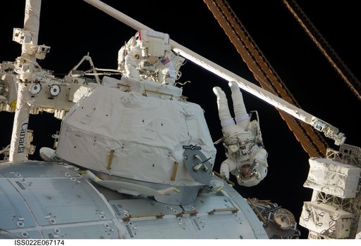 Patrick during EVA-3