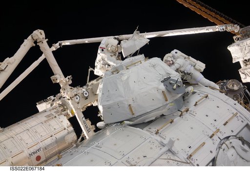 Behnken and Patrick during EVA-3