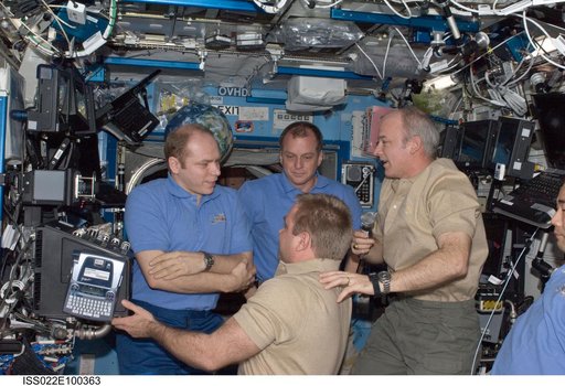 Expedition 22 Change of Command in the U.S. Laboratory