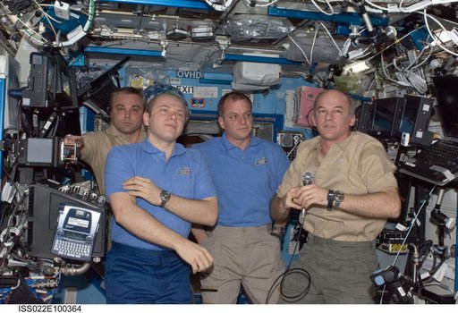 Expedition 22 Change of Command in the U.S. Laboratory