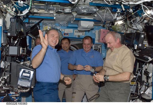 Expedition 22 Change of Command in the U.S. Laboratory