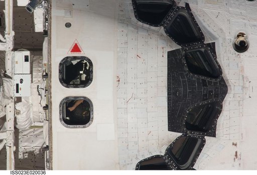 Mapping Sequence performed during the STS-131 R-Bar Pitch Maneuver