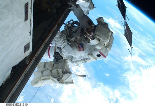 Mastracchio during EVA 2