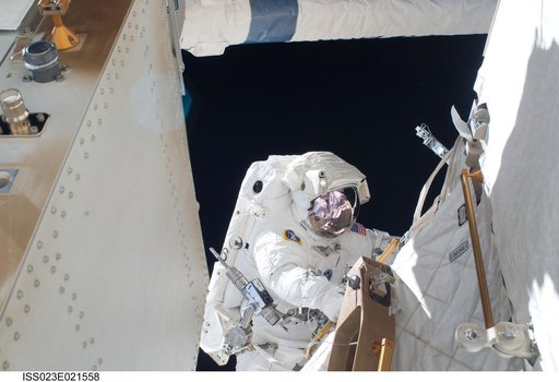 Anderson during EVA 2
