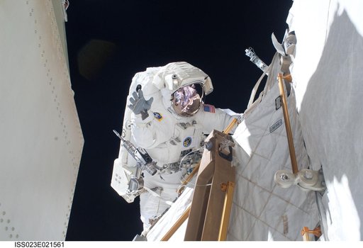 Anderson during EVA 2