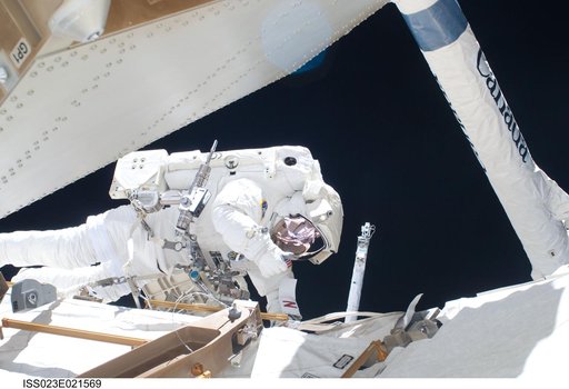 Anderson during EVA 2
